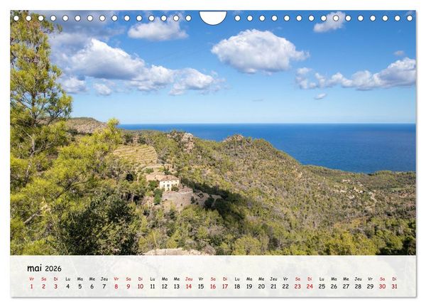Produktbild: Majorque - Une &icirc;le &agrave; couper le souffle en M&eacute;diterran&eacute;e (Calendrier mural 2026 DIN A4 vertical), CALVENDO calendrier mensuel