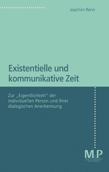 Produktbild: Existentielle und kommunikative Zeit