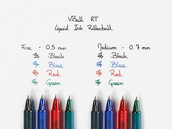 Produktbild: PILOT Mine f&uuml;r Tintenroller Greenball/Urban Pen/V-Ball 07 schwarz