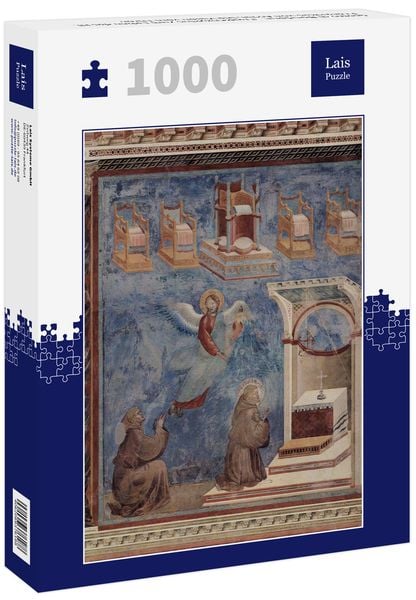 Produktbild: Lais Puzzle Giotto di Bondone - Freskenzyklus zum Leben des Hl. Franziskus von Assisi, Die Vision vom Thron 1000 Teile