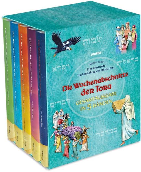 Produktbild: Die Wochenabschnitte der Tora. Gesamtausgabe in 5 B&auml;nden