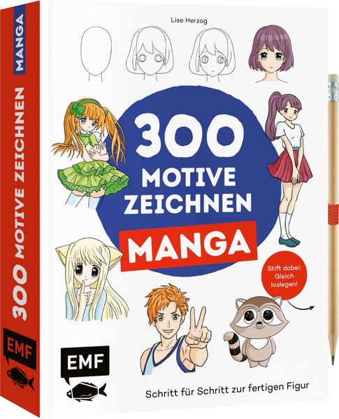 Produktbild: 300 Motive zeichnen &ndash; Manga