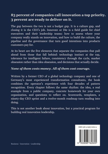 Produktbild: Innovate or Die
