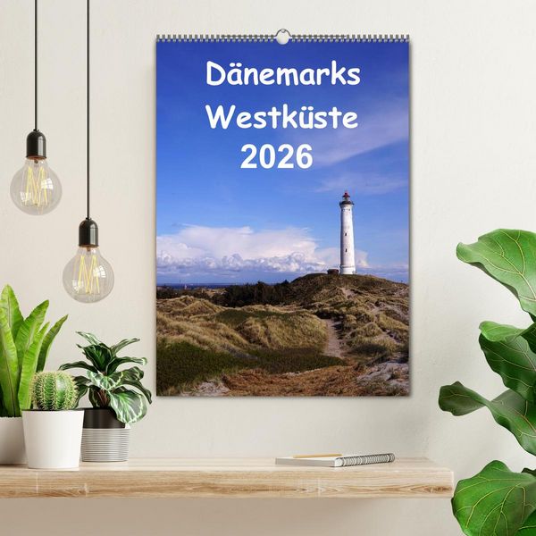 Produktbild: D&auml;nemarks Westk&uuml;ste 2026 (Wandkalender 2026 DIN A2 hoch), CALVENDO Monatskalender