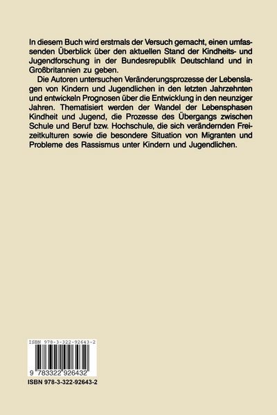 Produktbild: Kindheit und Jugend im interkulturellen Vergleich