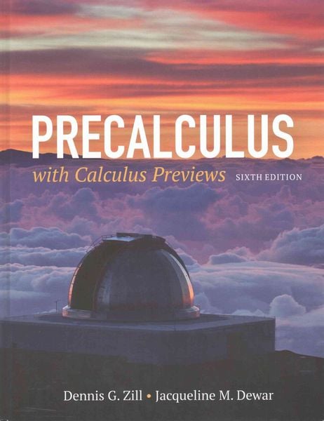 Produktbild: Precalculus with Calculus Previews