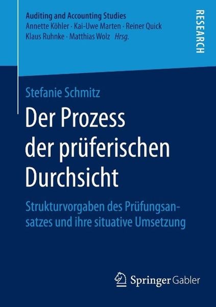 Produktbild: Der Prozess der pr&uuml;ferischen Durchsicht