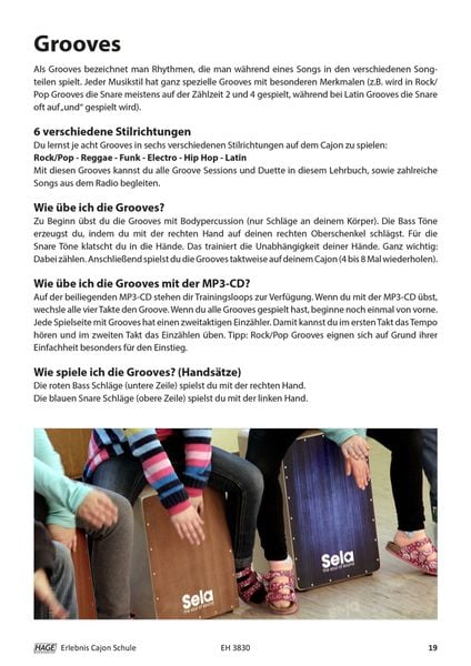 Produktbild: Erlebnis Cajon Schule (mit MP3-CD)