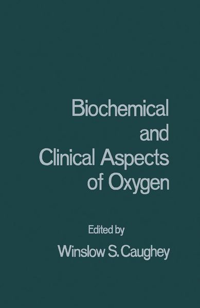 Produktbild: Biochemical and Clinical Aspects of Oxygen