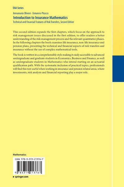 Produktbild: Introduction to Insurance Mathematics