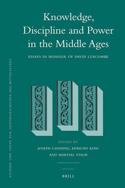 Produktbild: Knowledge, Discipline and Power in the Middle Ages