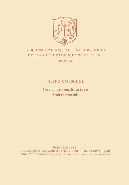 Produktbild: Neue Entwicklungslinien in der Starkstromtechnik