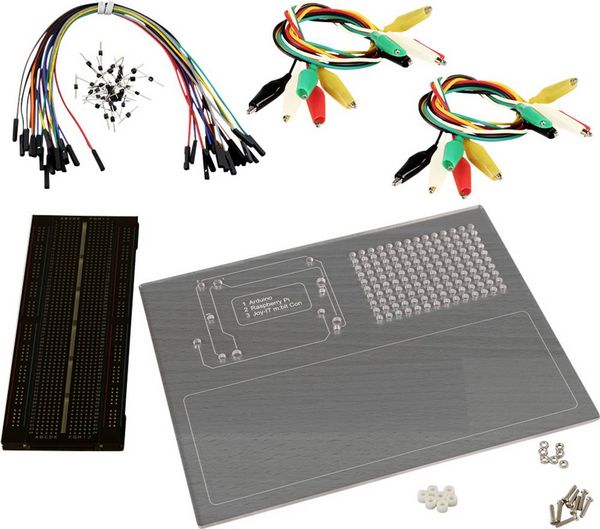 Joy-it Breadboard Set Breadboard Entwicklerkit (L x B x H) 210 x 225 x 70mm 1St.