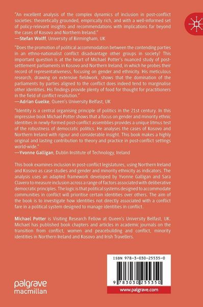 Produktbild: Inclusion in Post-Conflict Legislatures