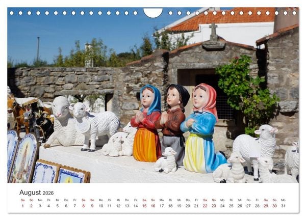Produktbild: Fatima: Ein Besuch in Portugals heiligem Herz (Wandkalender 2026 DIN A4 quer), CALVENDO Monatskalender