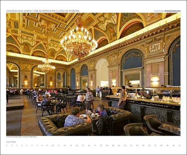 Produktbild: Die sch&ouml;nsten Caf&eacute;s in Europa