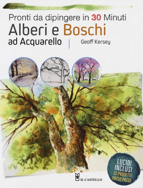 Produktbild: Alberi e boschi ad acquarello pronti da dipingere