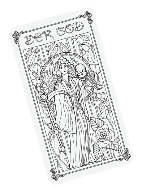 Produktbild: Tarot zum Ausmalen