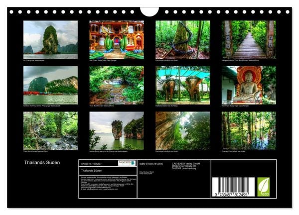 Produktbild: Thailands S&uuml;den (Wandkalender 2026 DIN A4 quer), CALVENDO Monatskalender