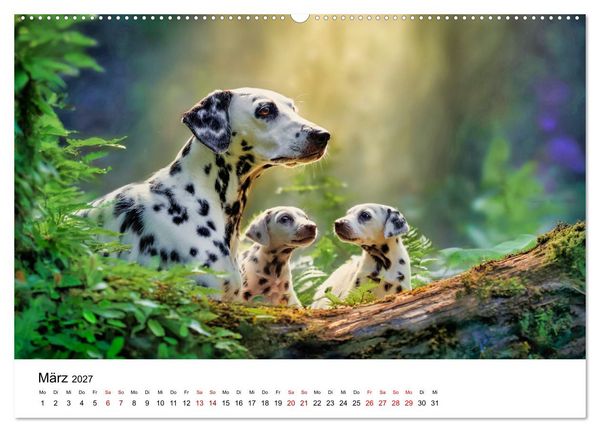 Produktbild: Dalmatiner - Mehr als nur Punkte! (Wandkalender 2027 DIN A2 quer), CALVENDO Monatskalender