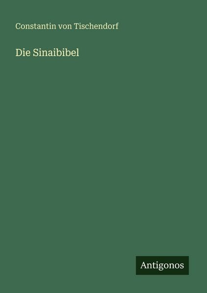 Produktbild: Die Sinaibibel
