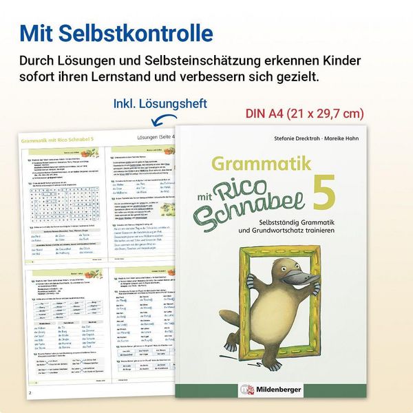 Produktbild: Grammatik mit Rico Schnabel, Klasse 5