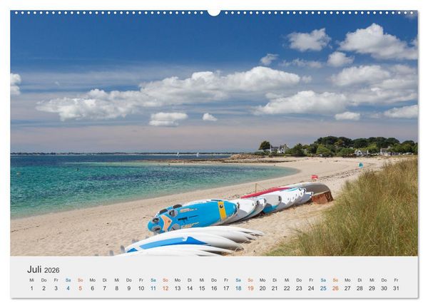 Produktbild: Cornouaille - Ein Ausflug in den S&uuml;dwesten der Bretagne (hochwertiger Premium Wandkalender 2026 DIN A2 quer), Kunstdruck in Hochglanz