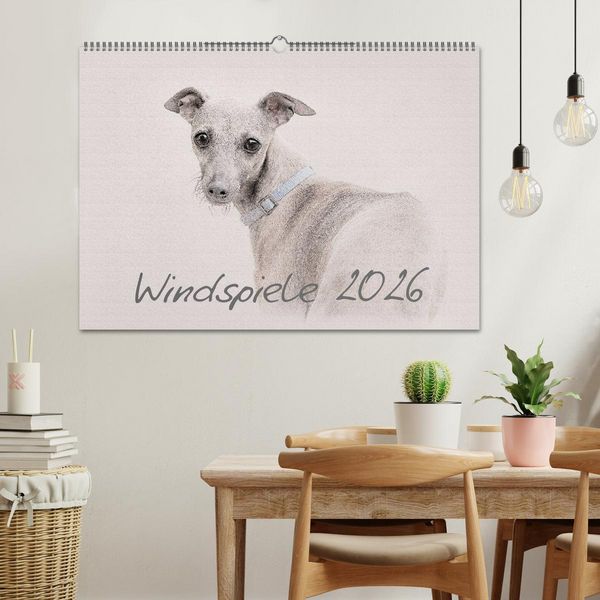 Produktbild: Windspiele 2026 (Wandkalender 2026 DIN A2 quer), CALVENDO Monatskalender