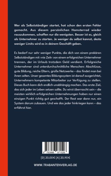 Produktbild: Von der Selbstst&auml;ndigkeit zum Unternehmer