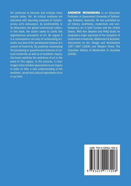 Produktbild: An Apprehensive Aesthetic: The Legacy of Modernist Culture