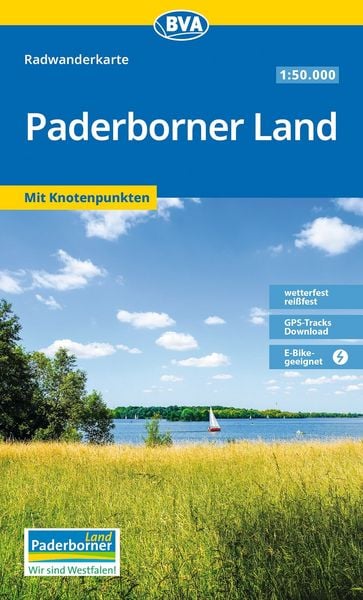 Produktbild: BVA Radwanderkarte Paderborner Land die sch&ouml;nsten Radtouren 1:50.000