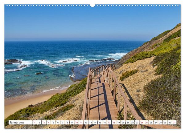 Produktbild: Algarve - Die wilde Westk&uuml;ste Costa Vicentina (hochwertiger Premium Wandkalender 2026 DIN A2 quer), Kunstdruck in Hochglanz