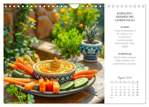 Produktbild: Superfood Power - Gesunde und leckere Superfood-Snacks (Wandkalender 2026 DIN A4 quer), CALVENDO Monatskalender