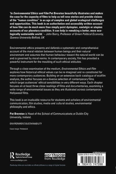 Produktbild: Environmental Ethics and Film