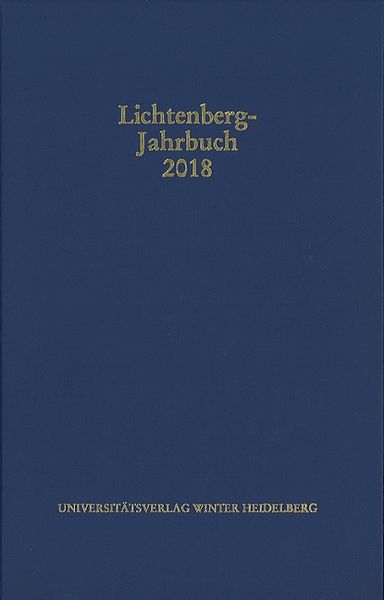 Produktbild: Lichtenberg-Jahrbuch 2018