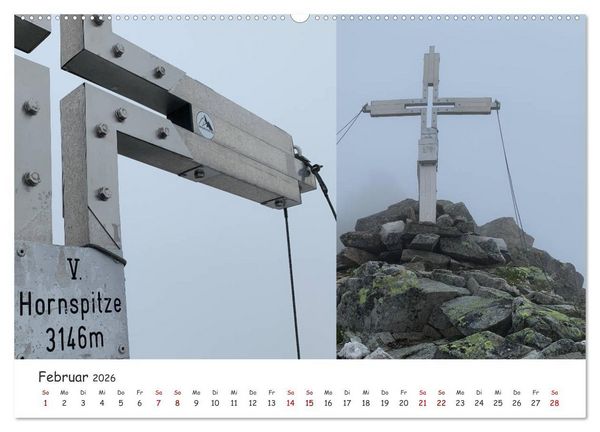 Produktbild: Bekannte und unbekannte S&uuml;dtiroler Gipfelkreuze im Detail (Wandkalender 2026 DIN A2 quer), CALVENDO Monatskalender