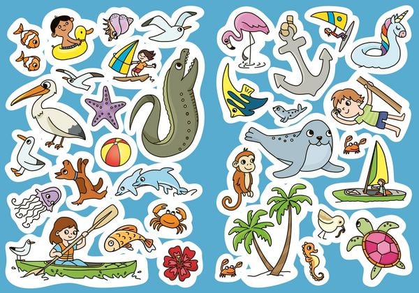 Produktbild: Mein Sticker-Malbuch. Am Meer