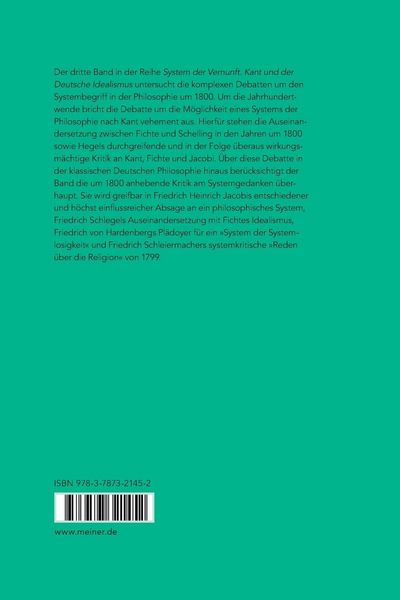 Produktbild: System und Systemkritik um 1800