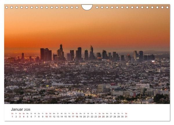 Produktbild: Kalifornien Bilder aus Los Angeles (Wandkalender 2026 DIN A4 quer), CALVENDO Monatskalender