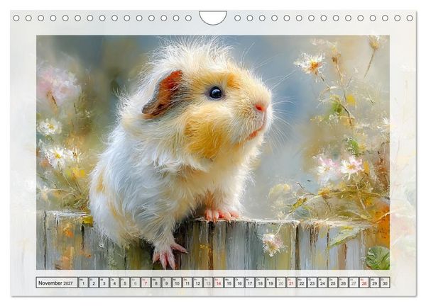Produktbild: Meerschweinchen. Bezauberndes Gartengl&uuml;ck (Wandkalender 2027 DIN A4 quer), CALVENDO Monatskalender