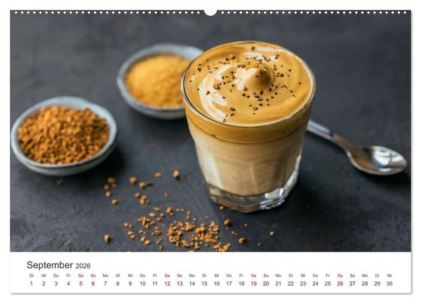 Produktbild: Genussmomente Kaffee (Wandkalender 2026 DIN A2 quer), CALVENDO Monatskalender