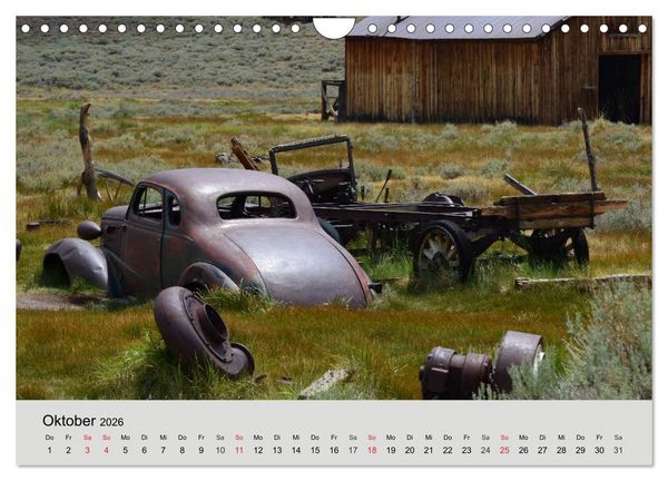 Produktbild: Rostige Autos. Faszination U.S. Wracks (Wandkalender 2026 DIN A4 quer), CALVENDO Monatskalender