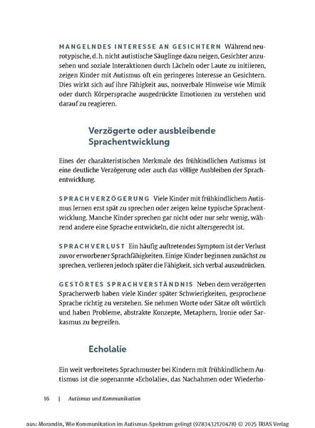 Produktbild: Wie Kommunikation im Autismus-Spektrum gelingt