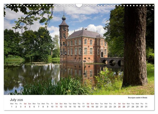 Produktbild: Beautiful castles in the Netherlands (Wall Calendar 2026 DIN A3 landscape), CALVENDO 12 Month Wall Calendar