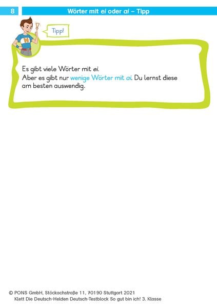 Produktbild: Deutsch-Testblock So gut bin ich! 3. Klasse