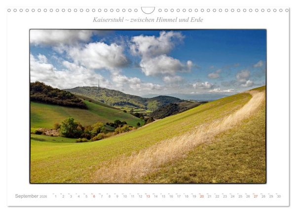 Produktbild: Kaiserstuhl zwischen Himmel und Erde (Wandkalender 2026 DIN A3 quer), CALVENDO Monatskalender