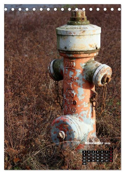 Produktbild: Nostalgie Hydranten (Tischkalender 2026 DIN A5 hoch), CALVENDO Monatskalender