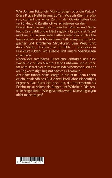 Produktbild: Tetzel, Ketzer im Auftrag des Papstes