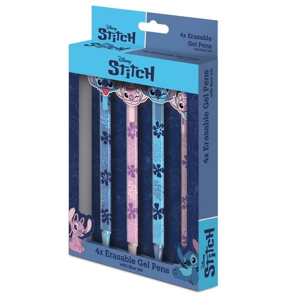 Produktbild: LILO AND STITCH 4PK ERASABLE GEL PEN