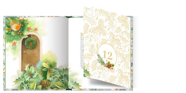 Produktbild: Adventskalenderbuch: Die Schneek&ouml;nigin (M. Bastin)